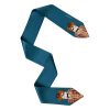 Foulard destiné aux femmes pour sacs à main avec un motif de chien en turquoise